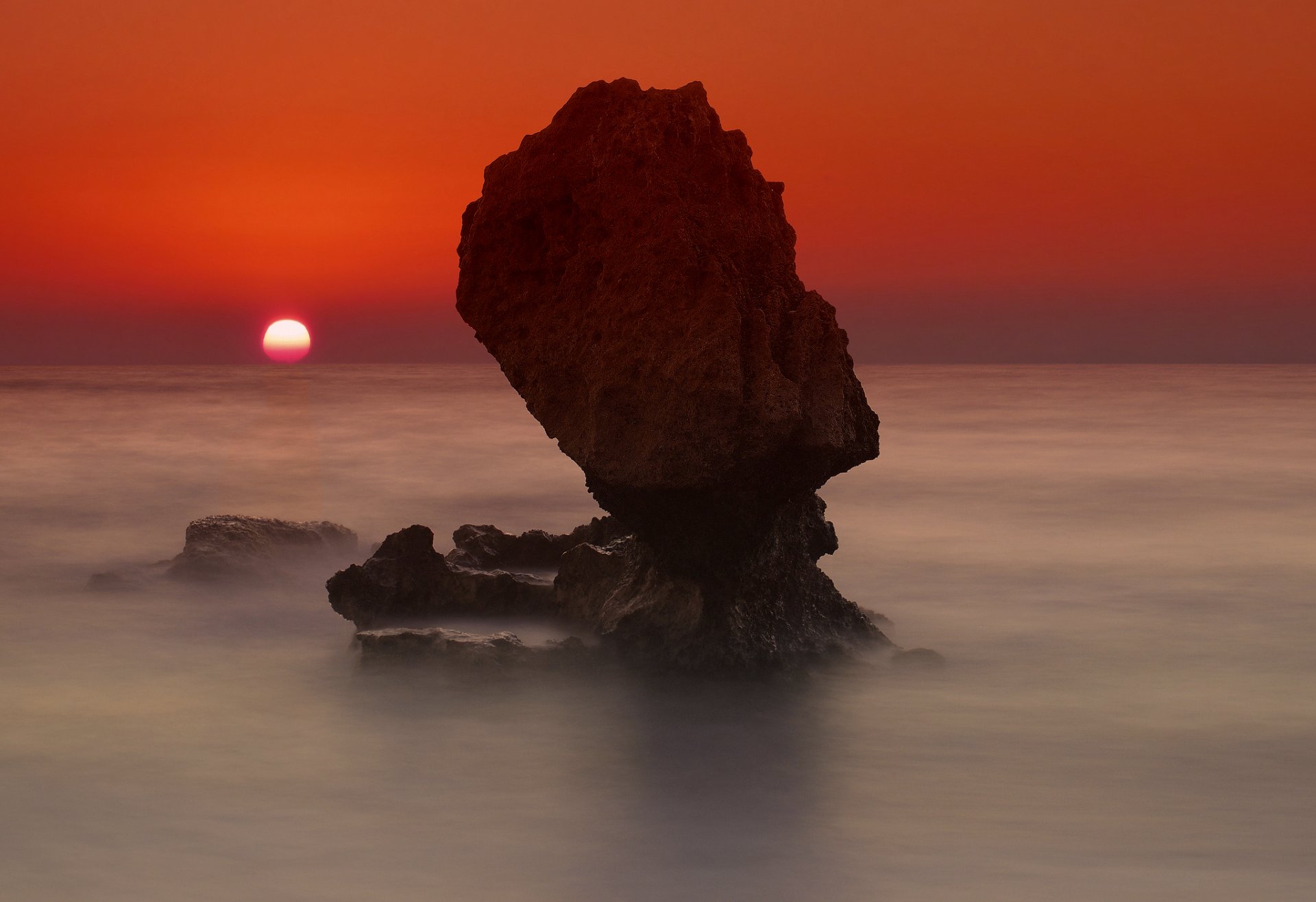 greece rhodes sunset