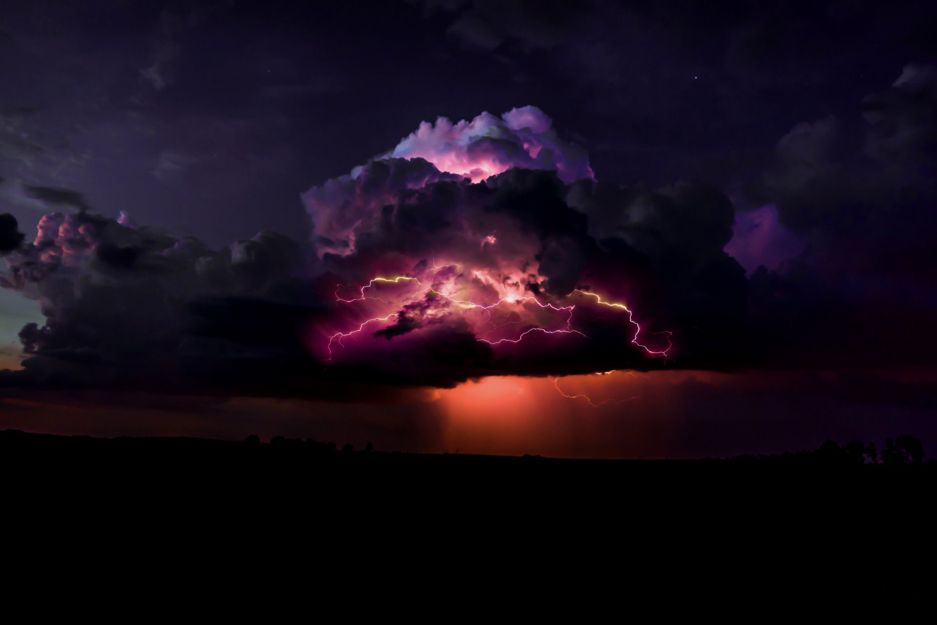 weather clouds lightning