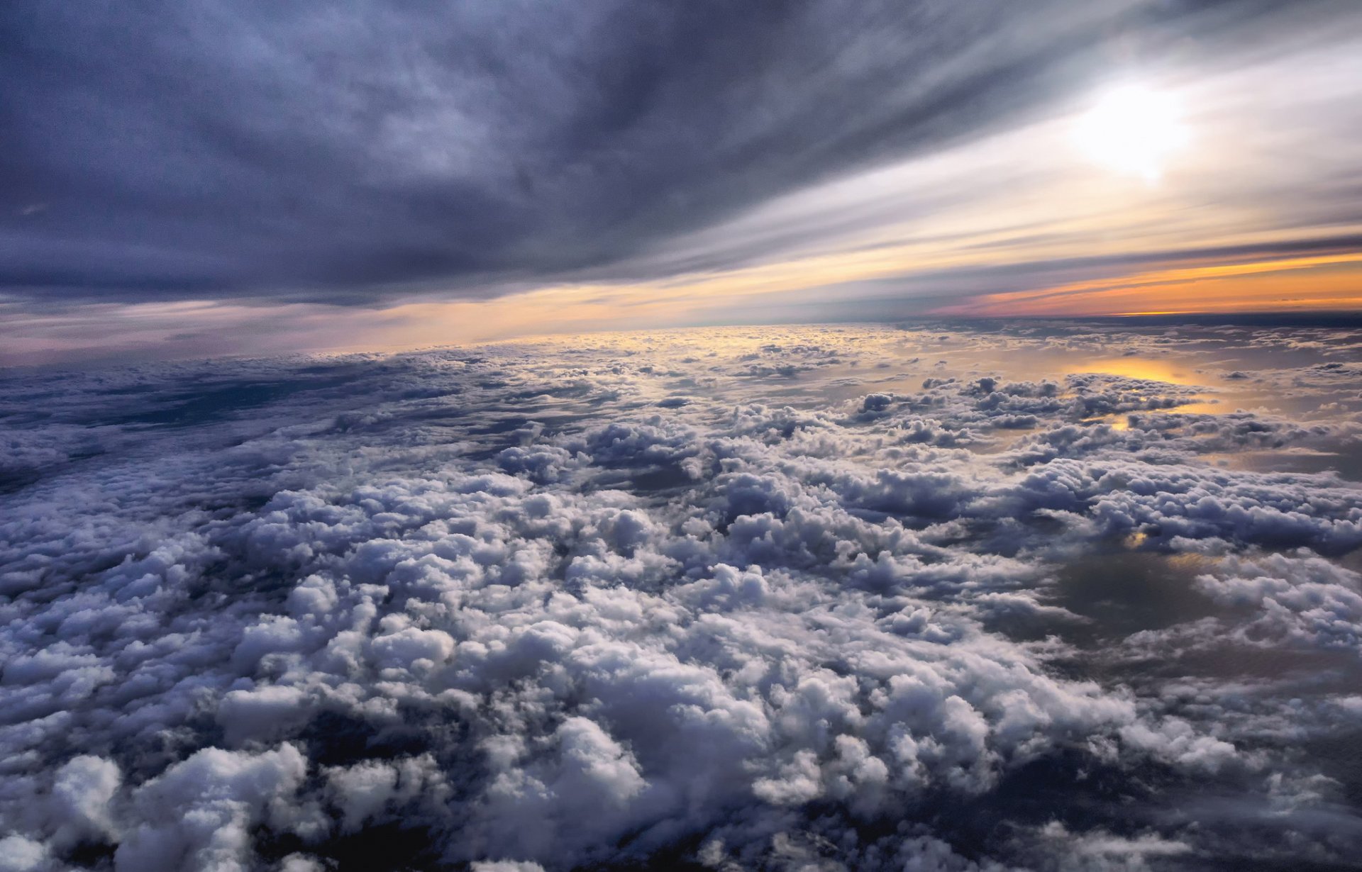 cielo vista nuvole