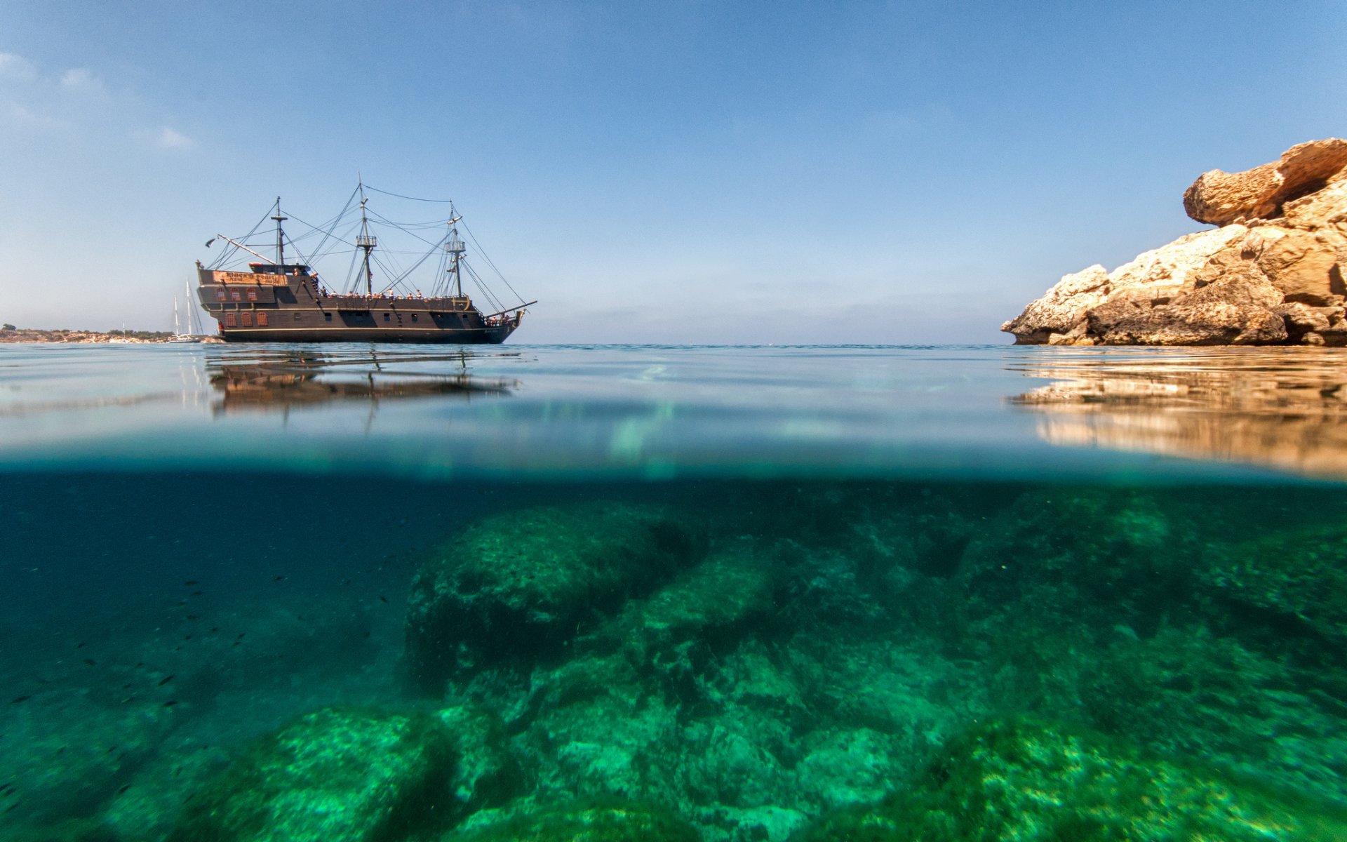 natura mare europa horvaia roccia nave