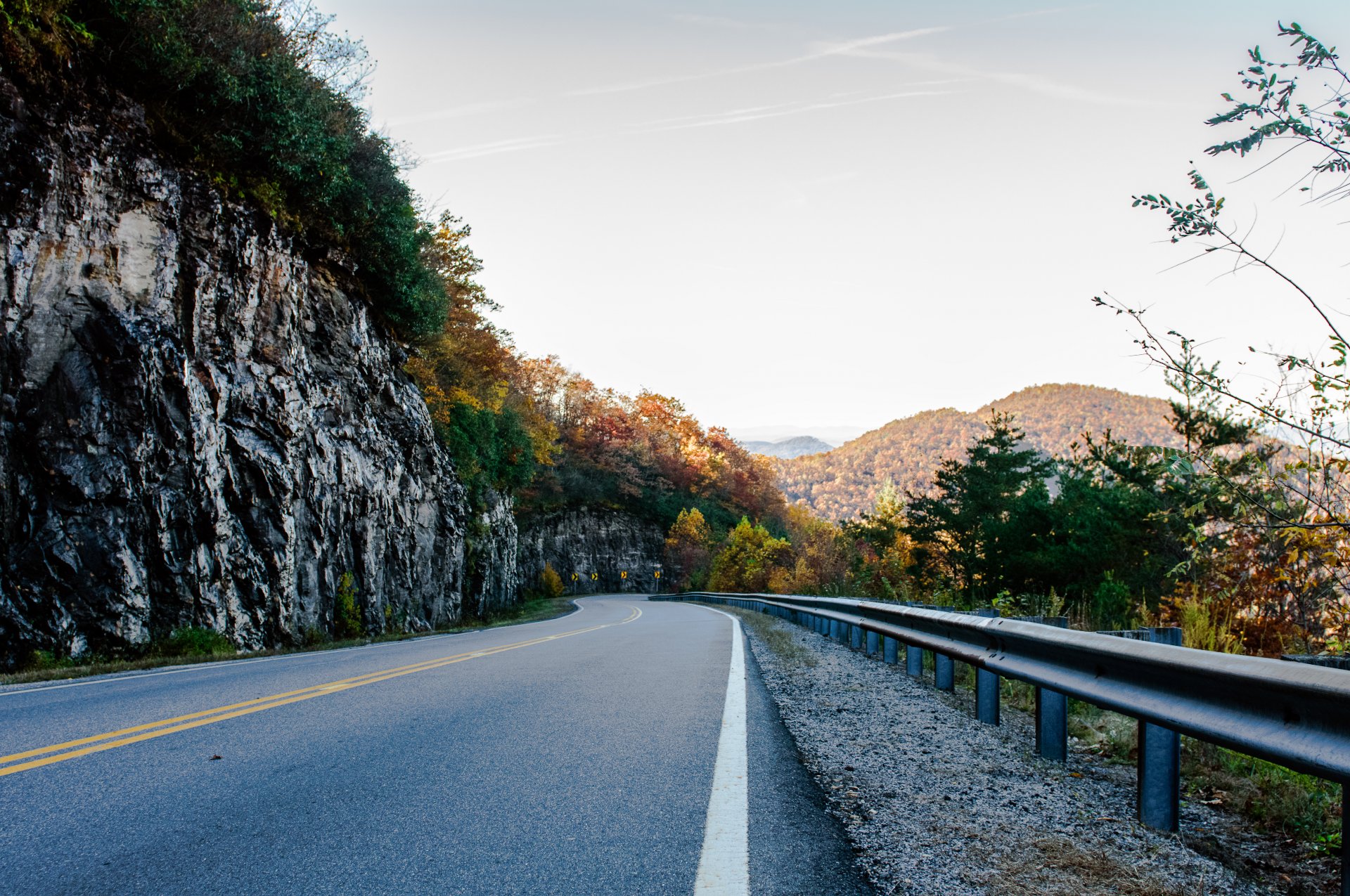 straße berge herbst georgia usa herbst russell brasstown autobahn georgia