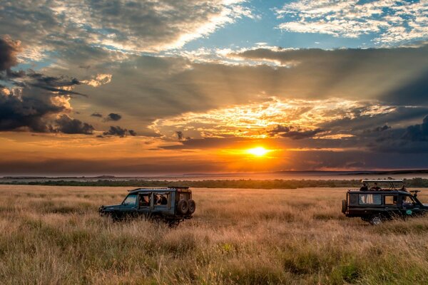Safari oferuje piękny widok na panoramę