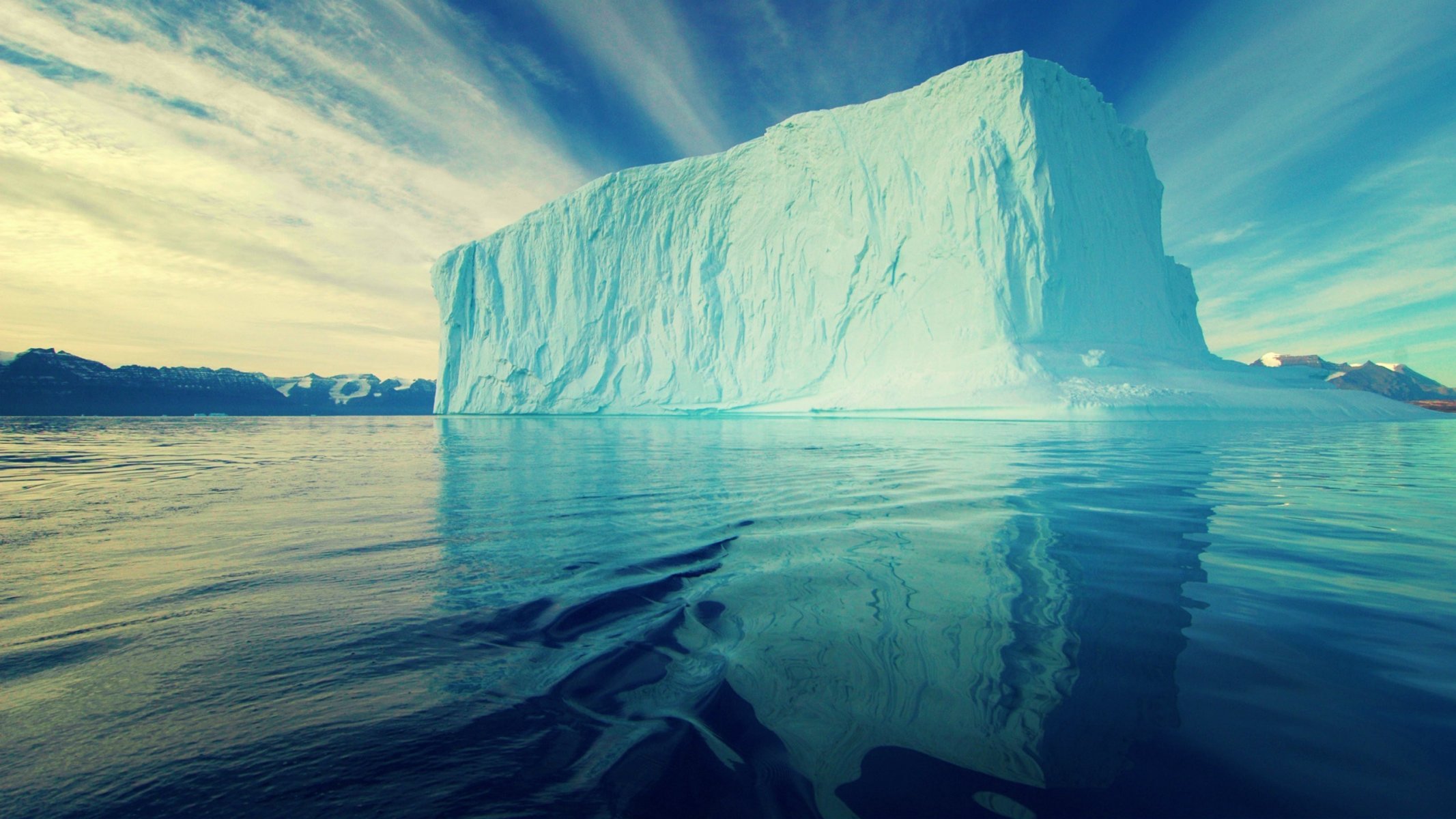 agua frío hielo iceberg