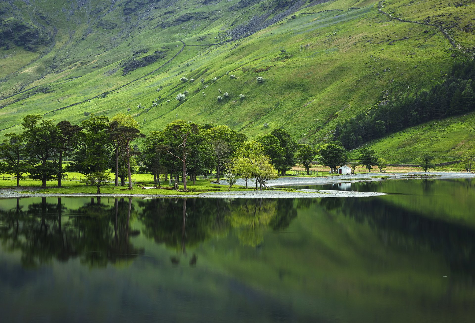 lake district national park buttermere valley