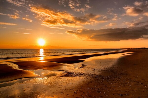 Sonnenuntergang am Meer