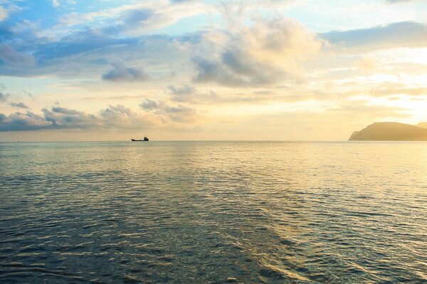 Mer noire, horizon, Novorossiysk