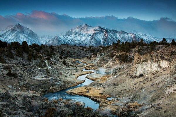 Cañón de montaña en California