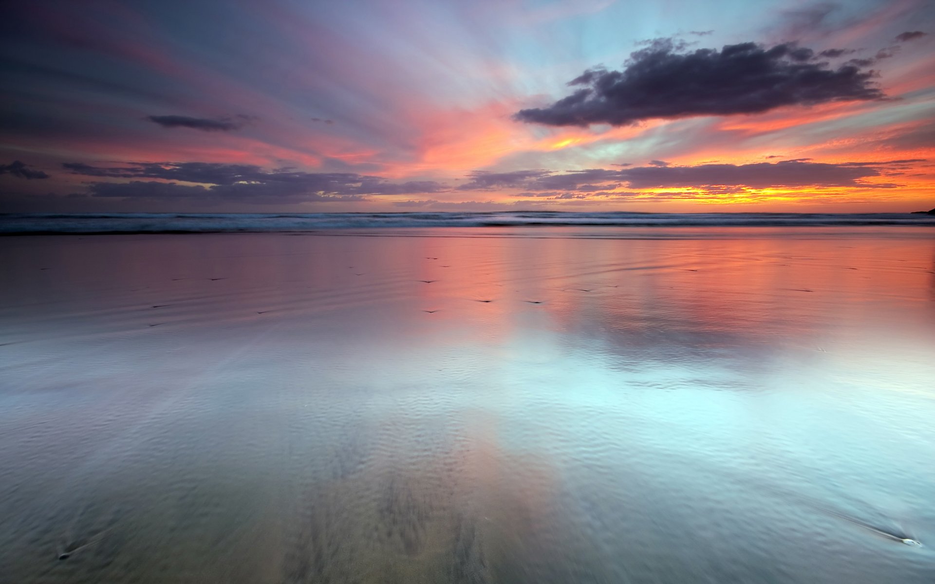 last light auckland neuseeland landschaft himmel sonnenuntergang wasser wolken neuseeland ozean