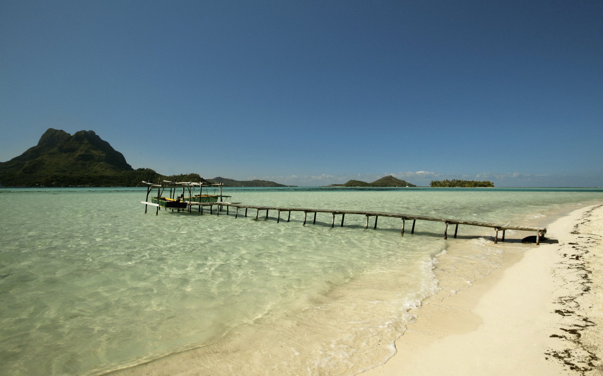 mer jetée ressac sable île