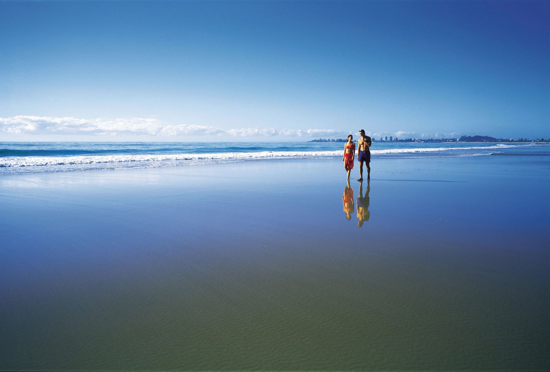 walk couples ocean beach sand