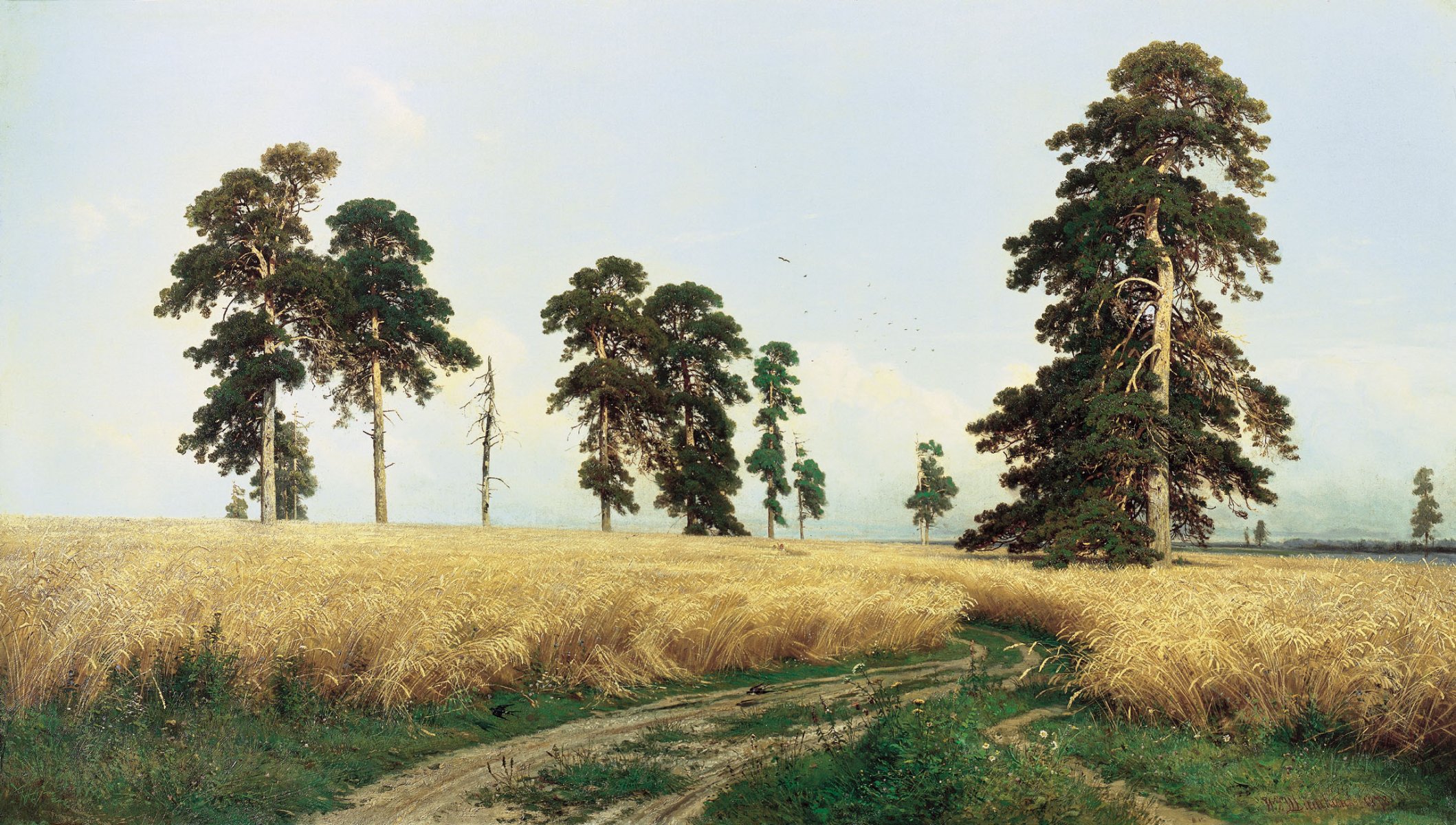 shishkin pittura segale pino