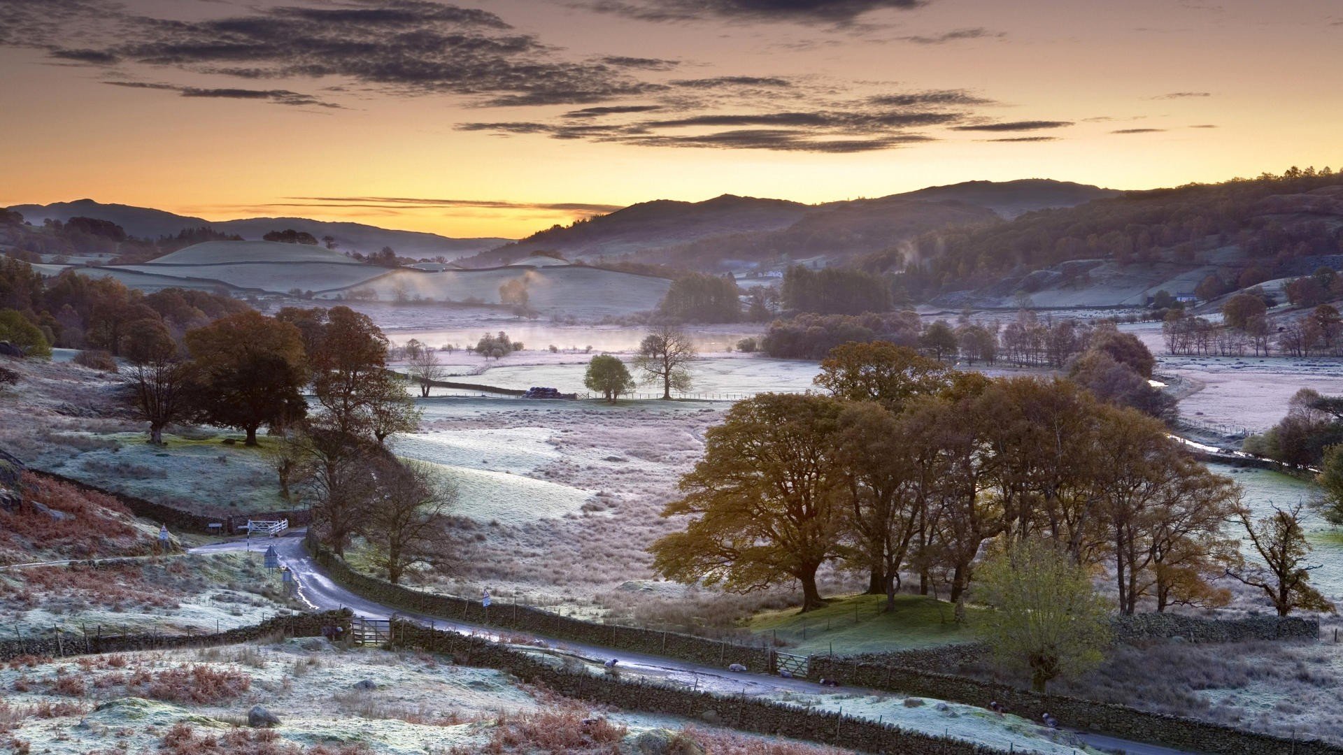 morning frost england