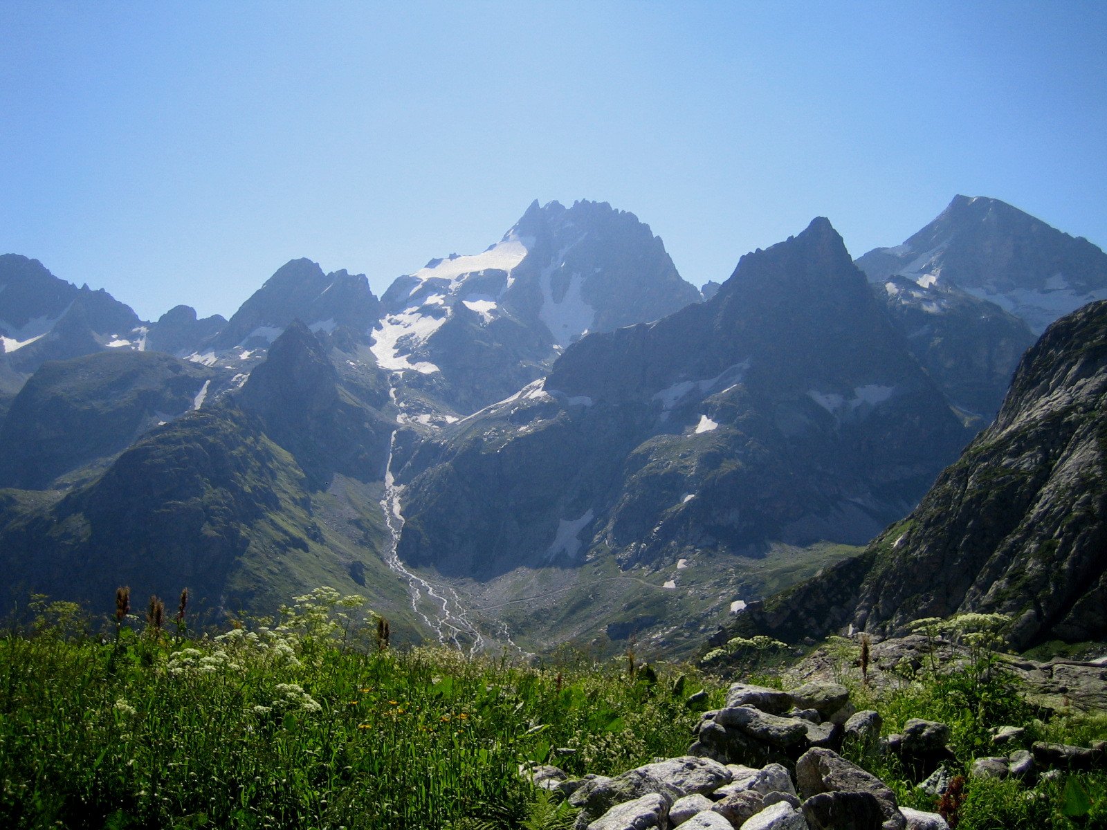 kaukasus berge himmel