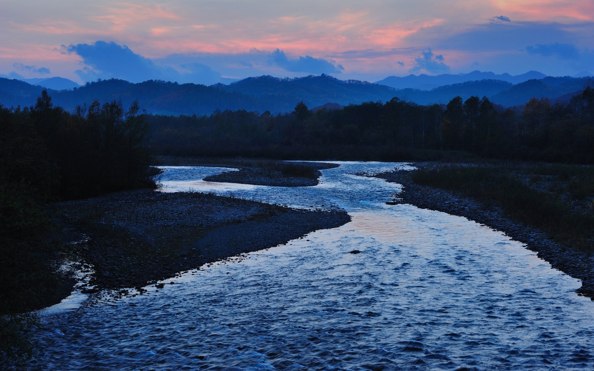 japan satsunaigawa fluss fluss