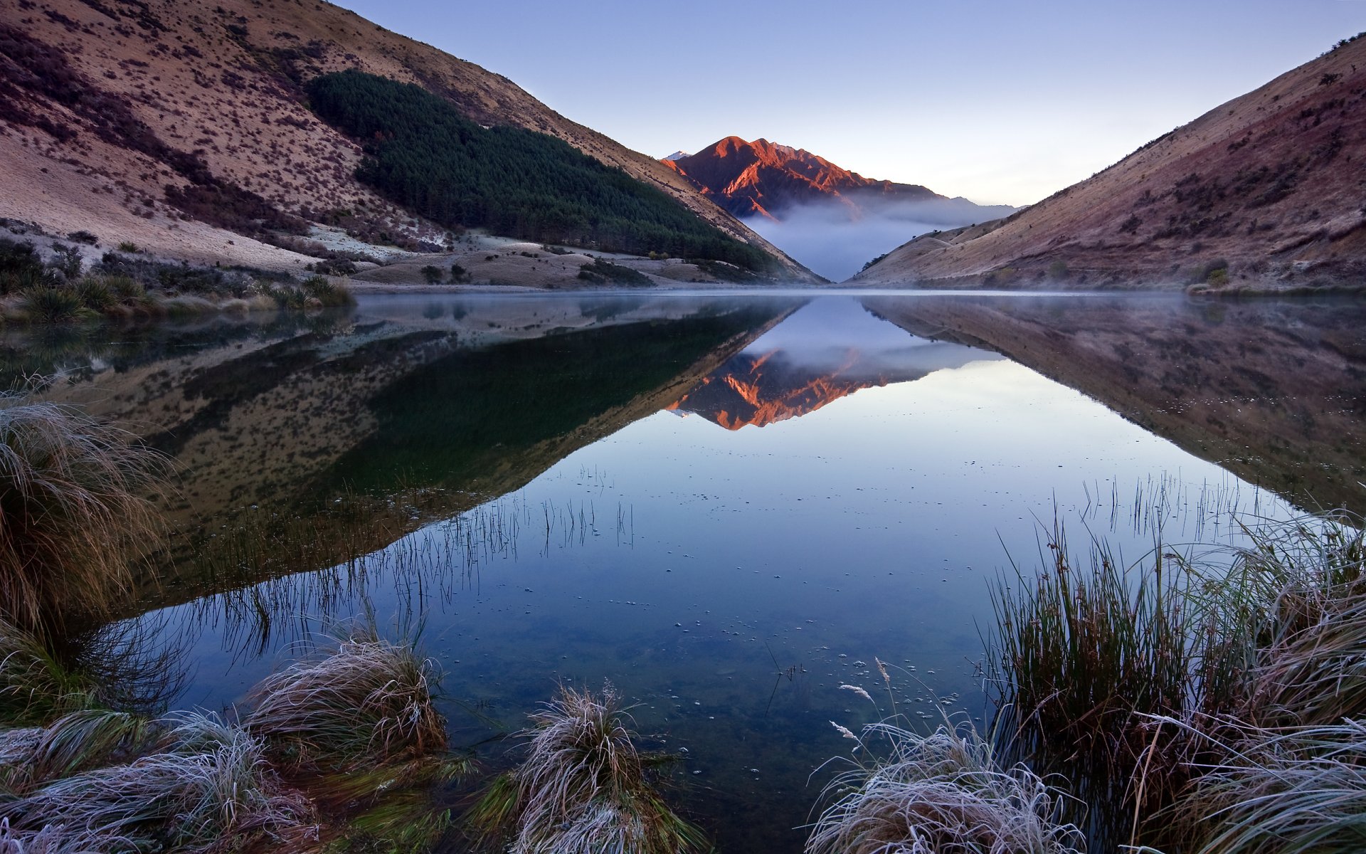 queenstown new zealand lake reflection