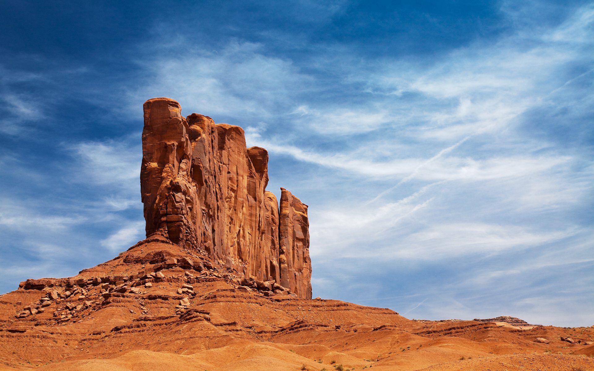 arizona desert sky rock