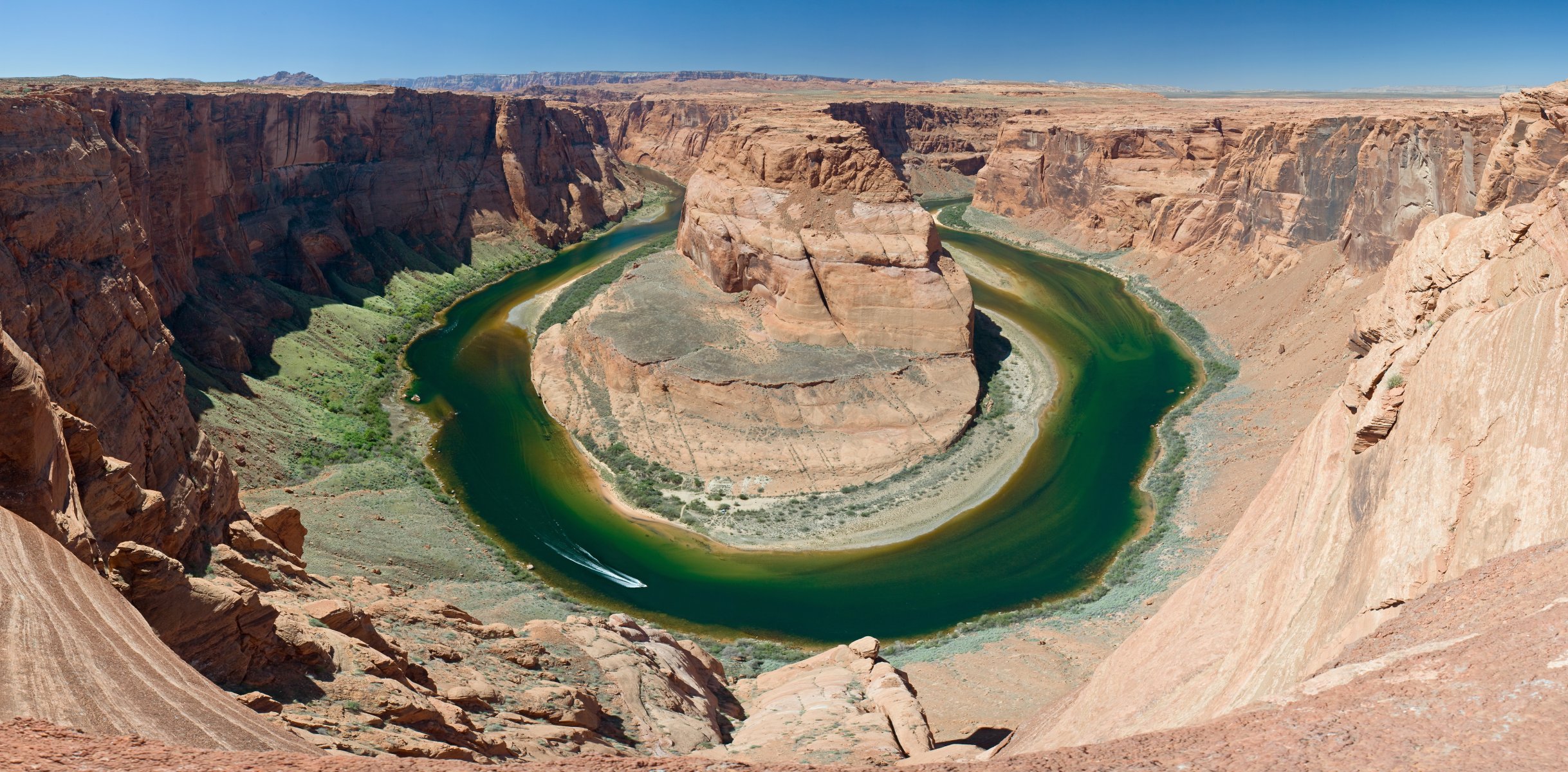 river bending canyon