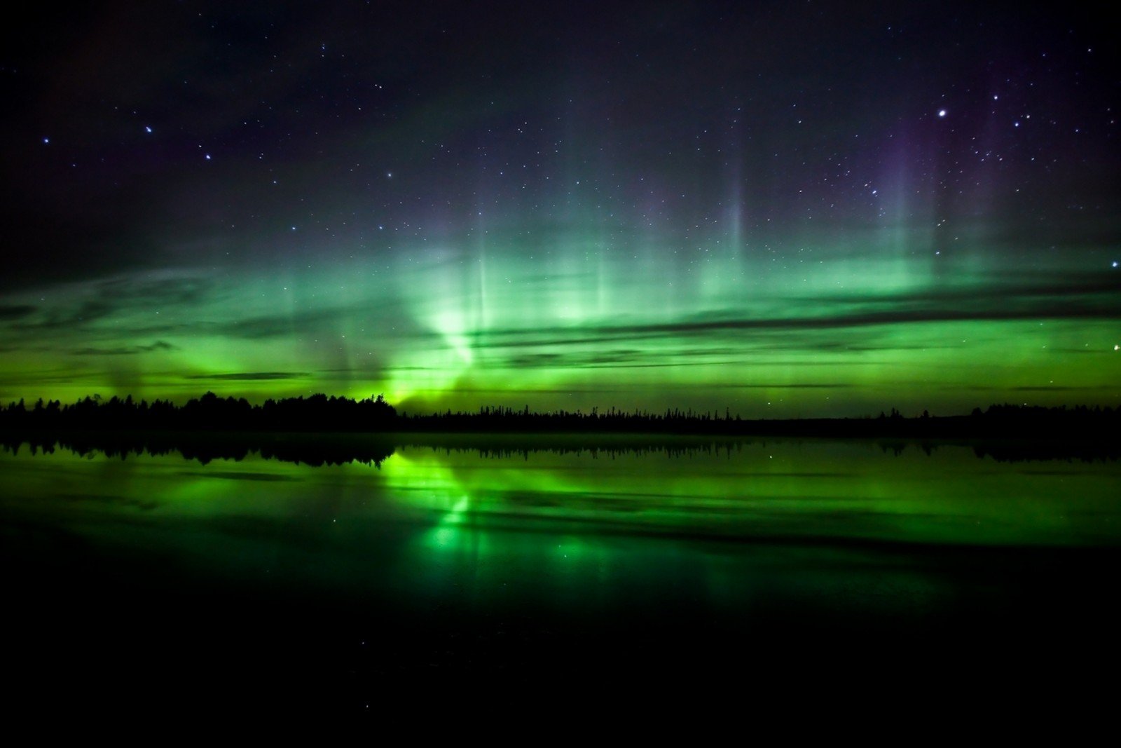 die nacht das nordlicht