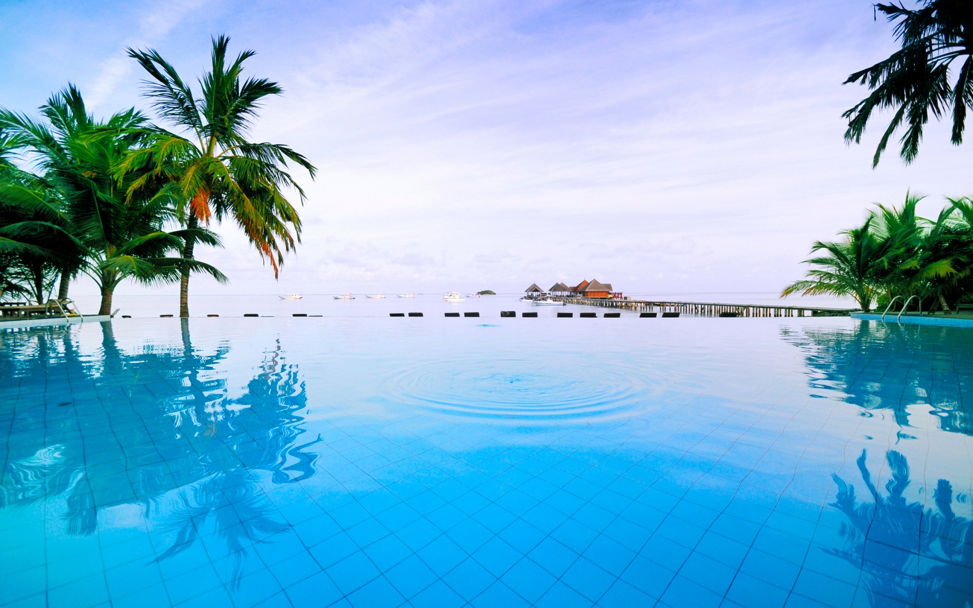 piscine thaïlande mer détente