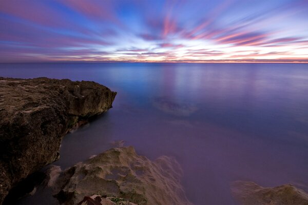 Rocks on the background of a beautiful world