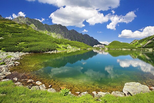 Transparent Lakes in the Green Mountains