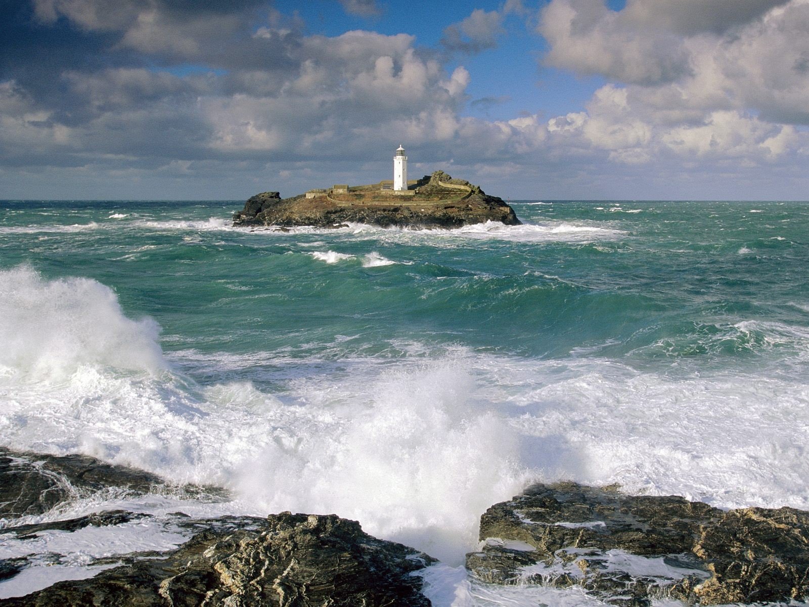 angleterre cornwell phare