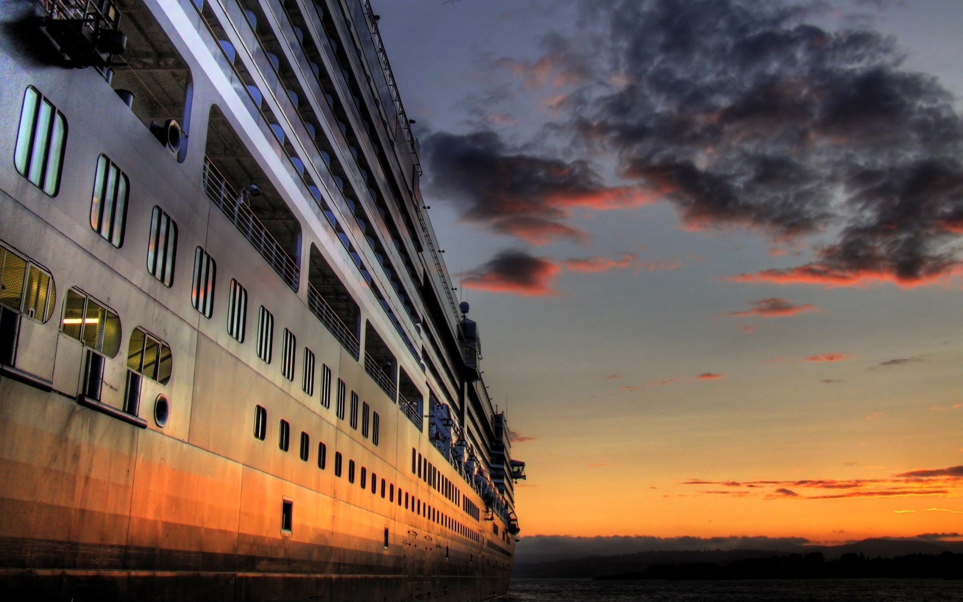 puesta de sol crucero islas