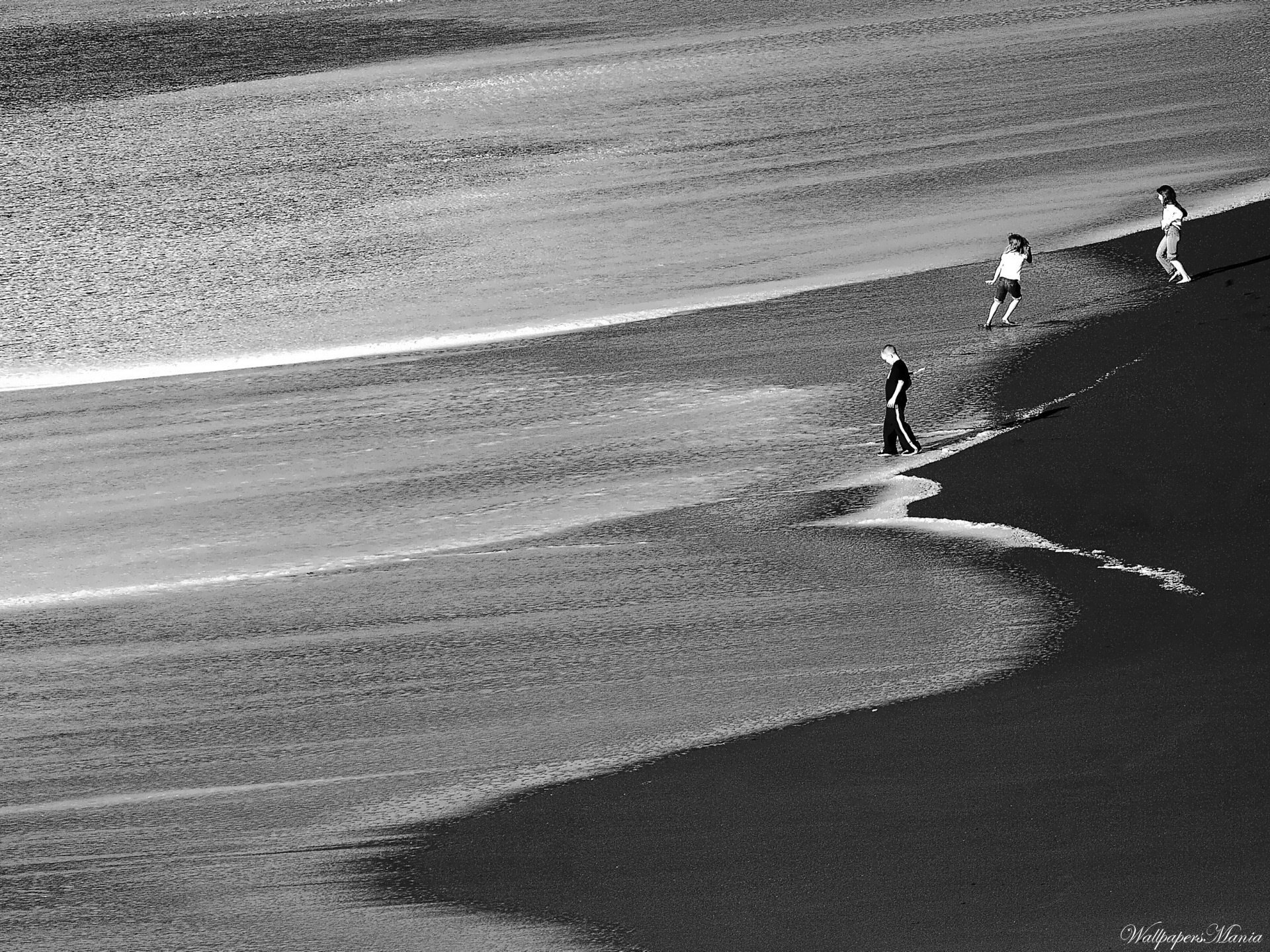 mer vague sable plage