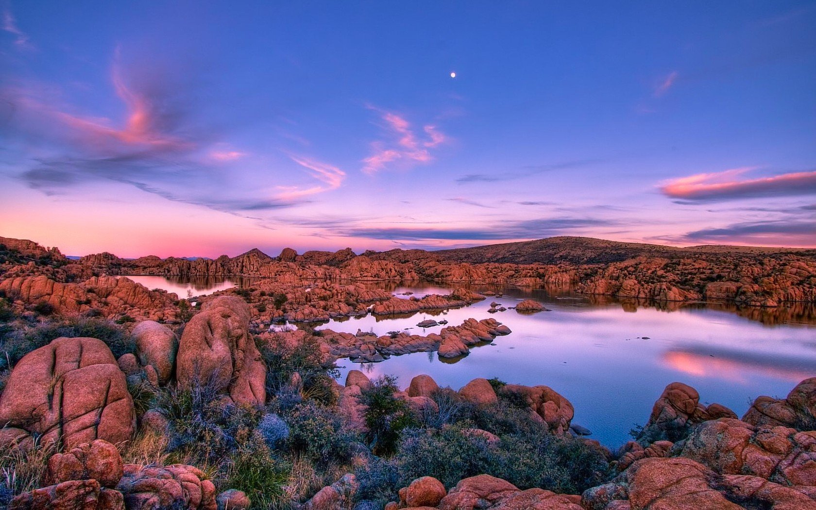 lac pierres soirée