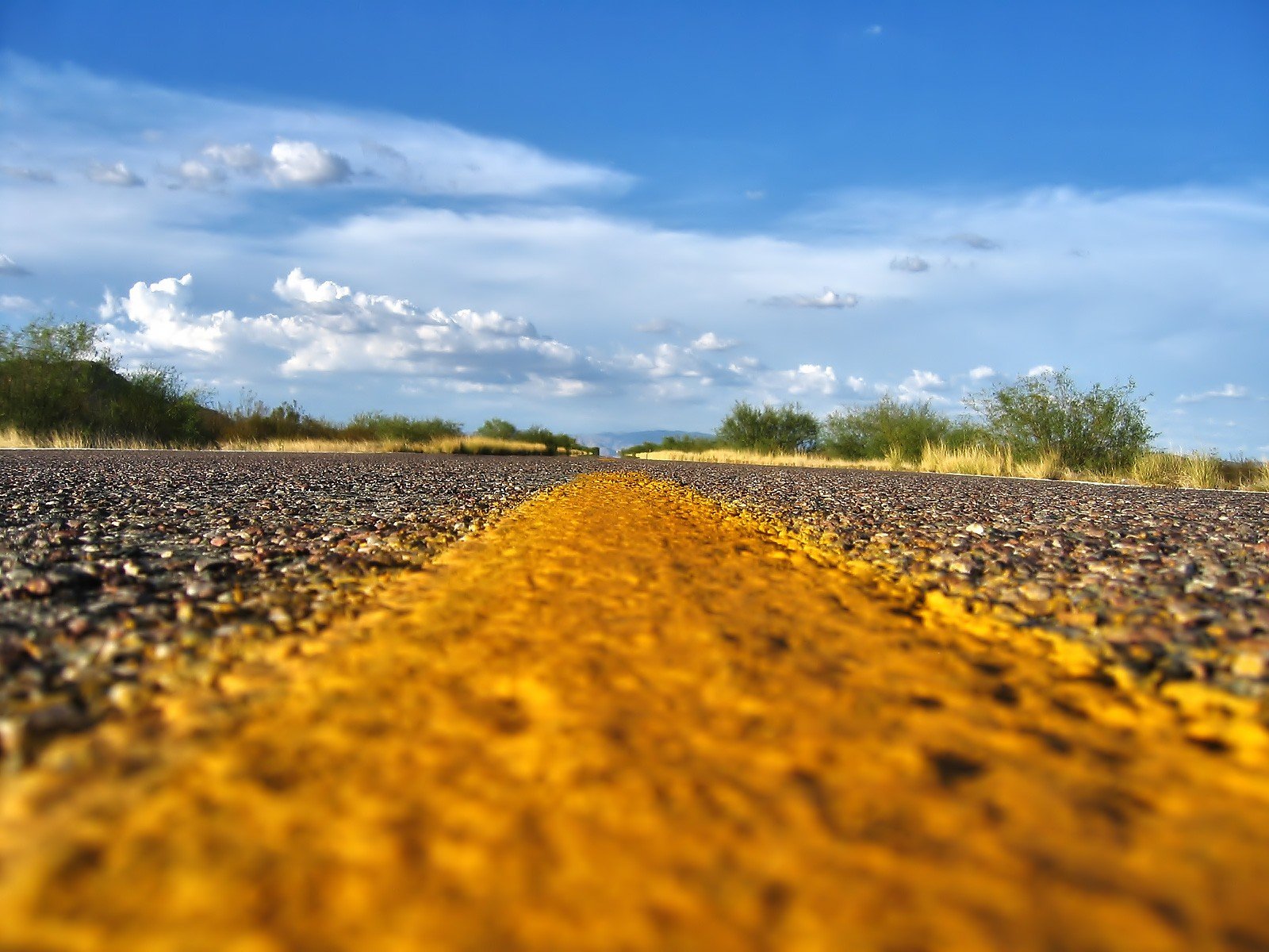 road counting horizon is filled up