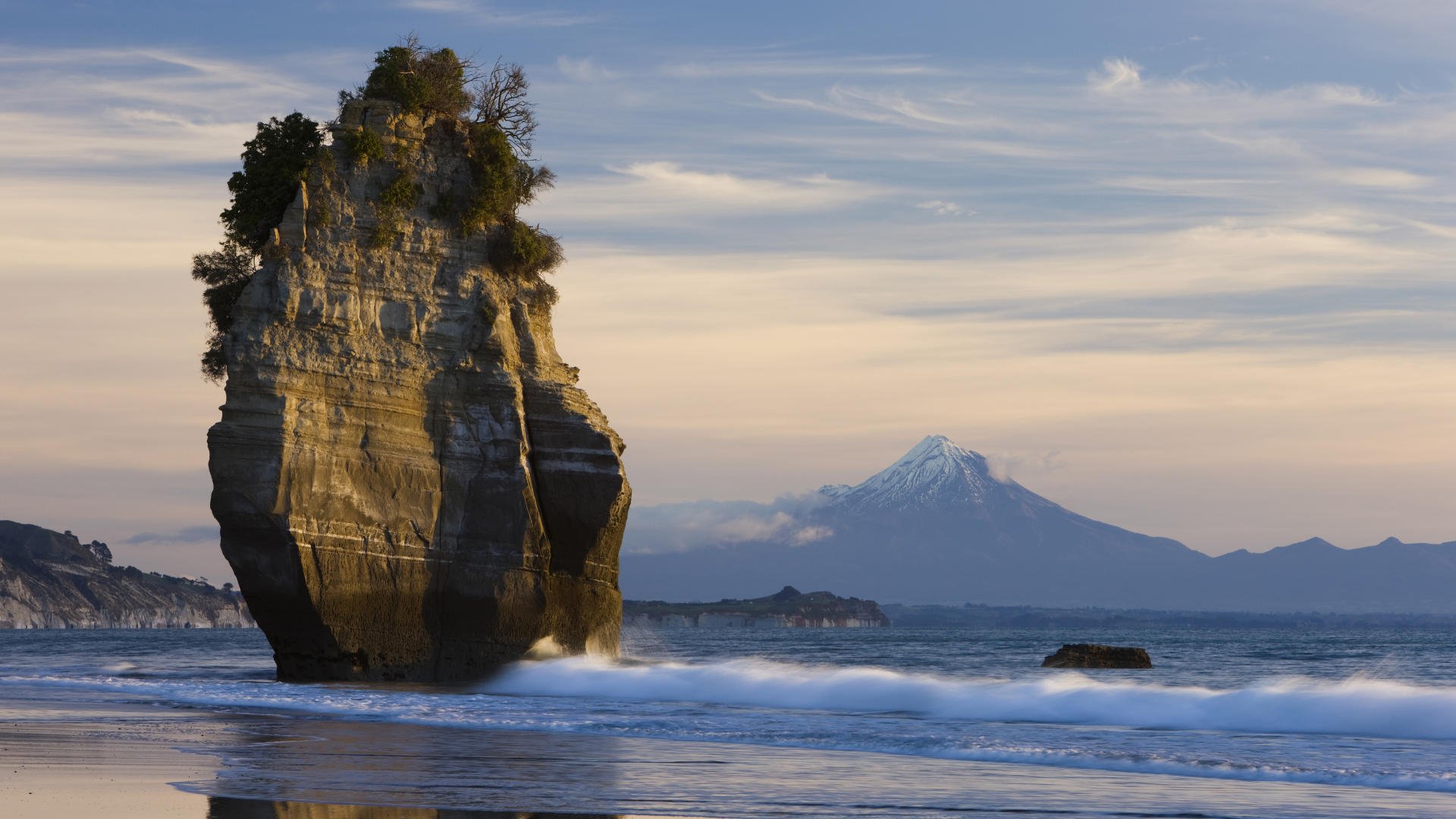 skała nowa zelandia góra taranaki