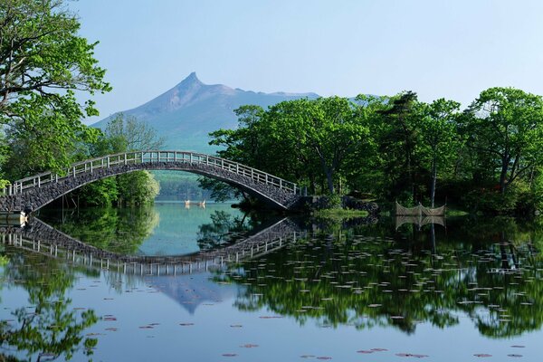 El increíble puente de Hokkaido en Japón
