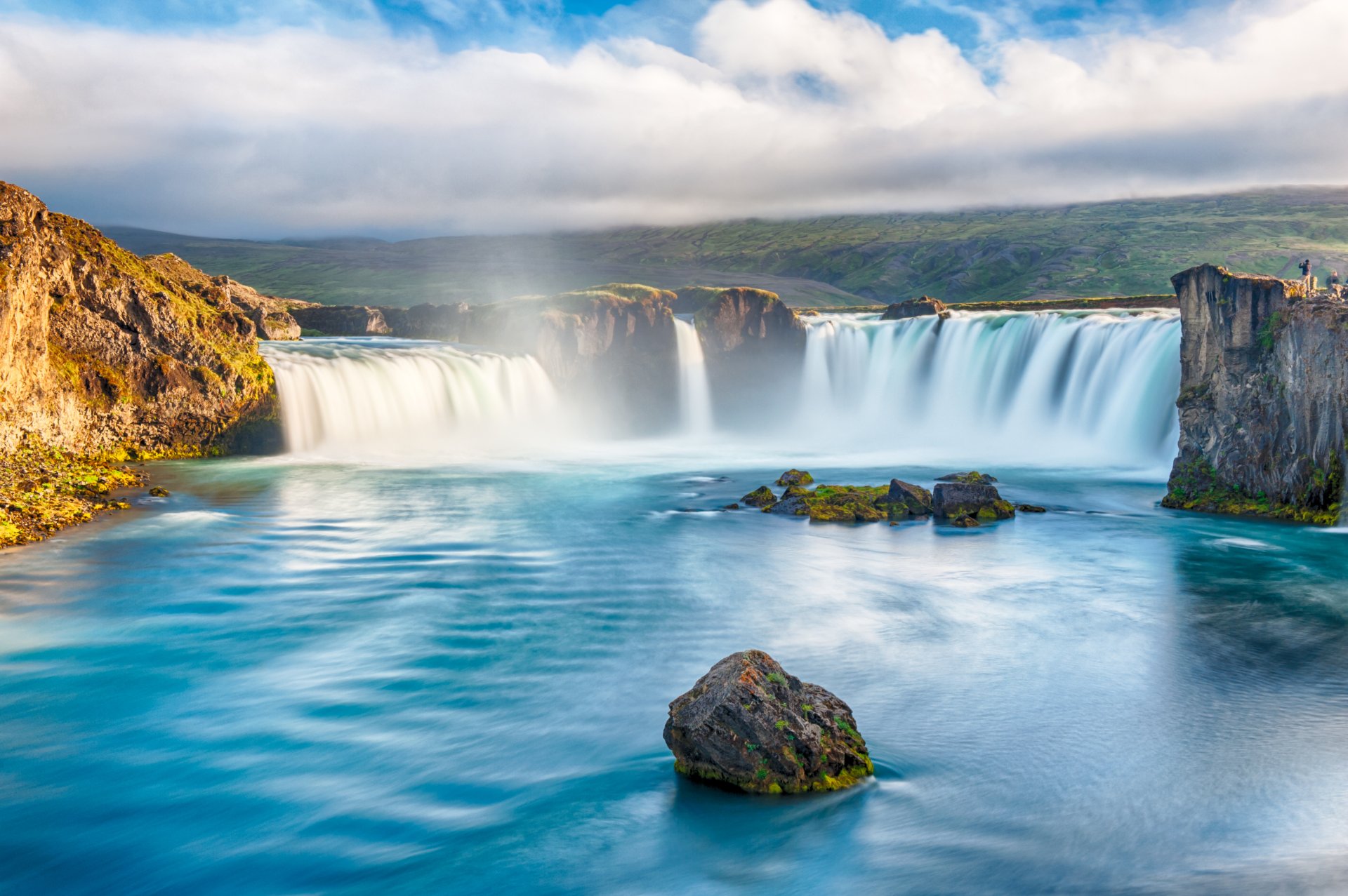 waterfall river landscape