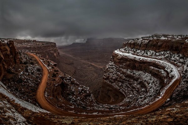 Kanion. Shaffer Canyon w Utah