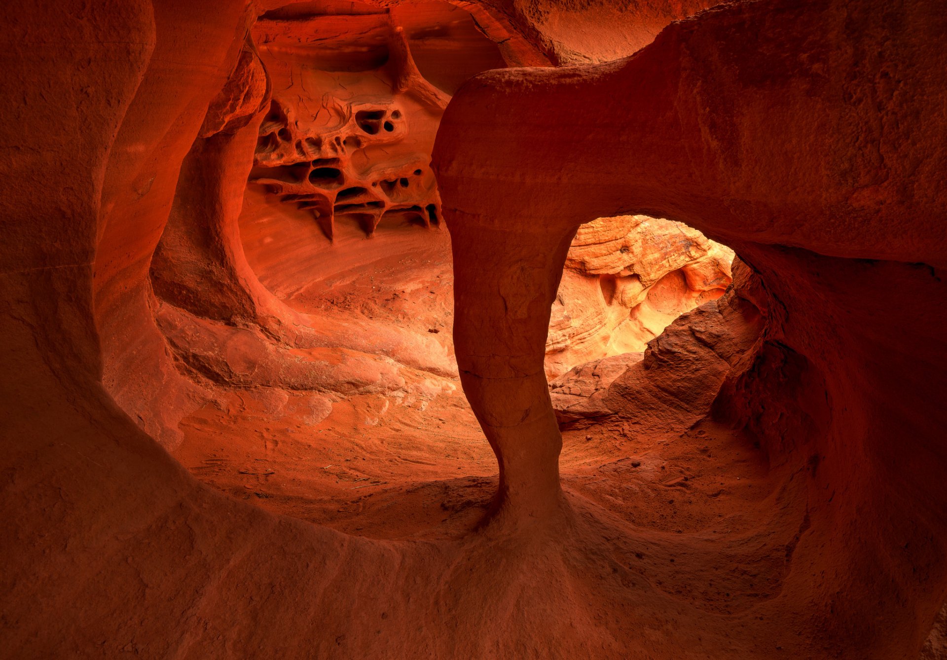 désert feu münch nevada nv state park vallée windstone grotte roches