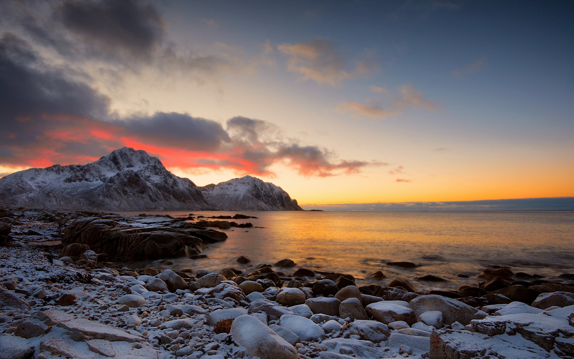 ea sunset beach landscape