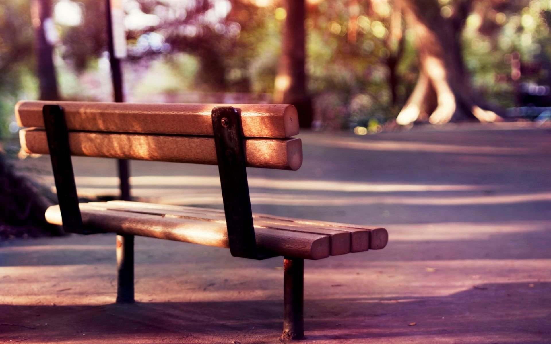 nature mood bench shop day morning summer spring tree blur trees leaves romance sports of mind background hd wallpapers wallpaper widescreen fullscreen