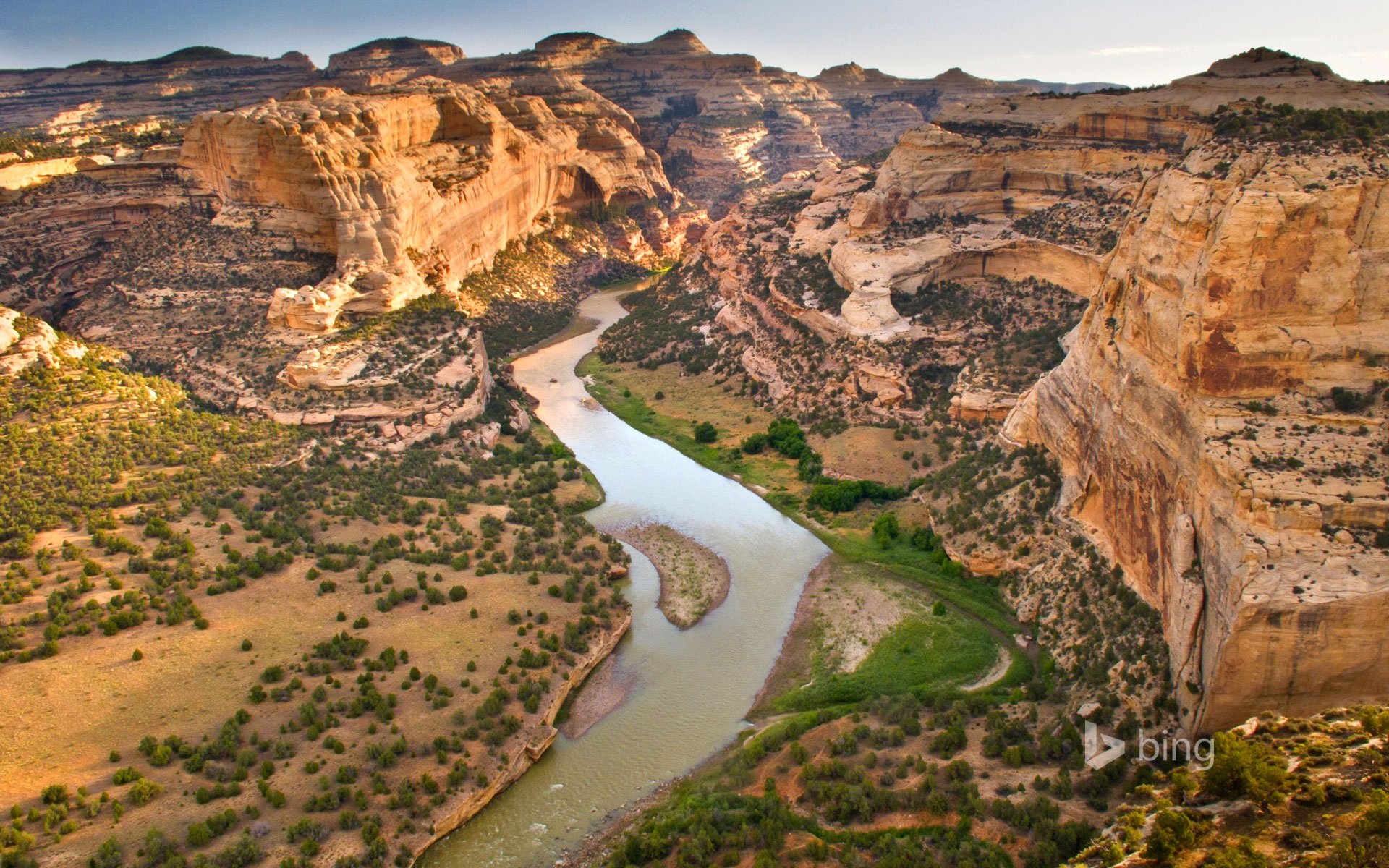 yampa dinosauro monumento nazionale colorado stati uniti cielo montagne rocce fiume