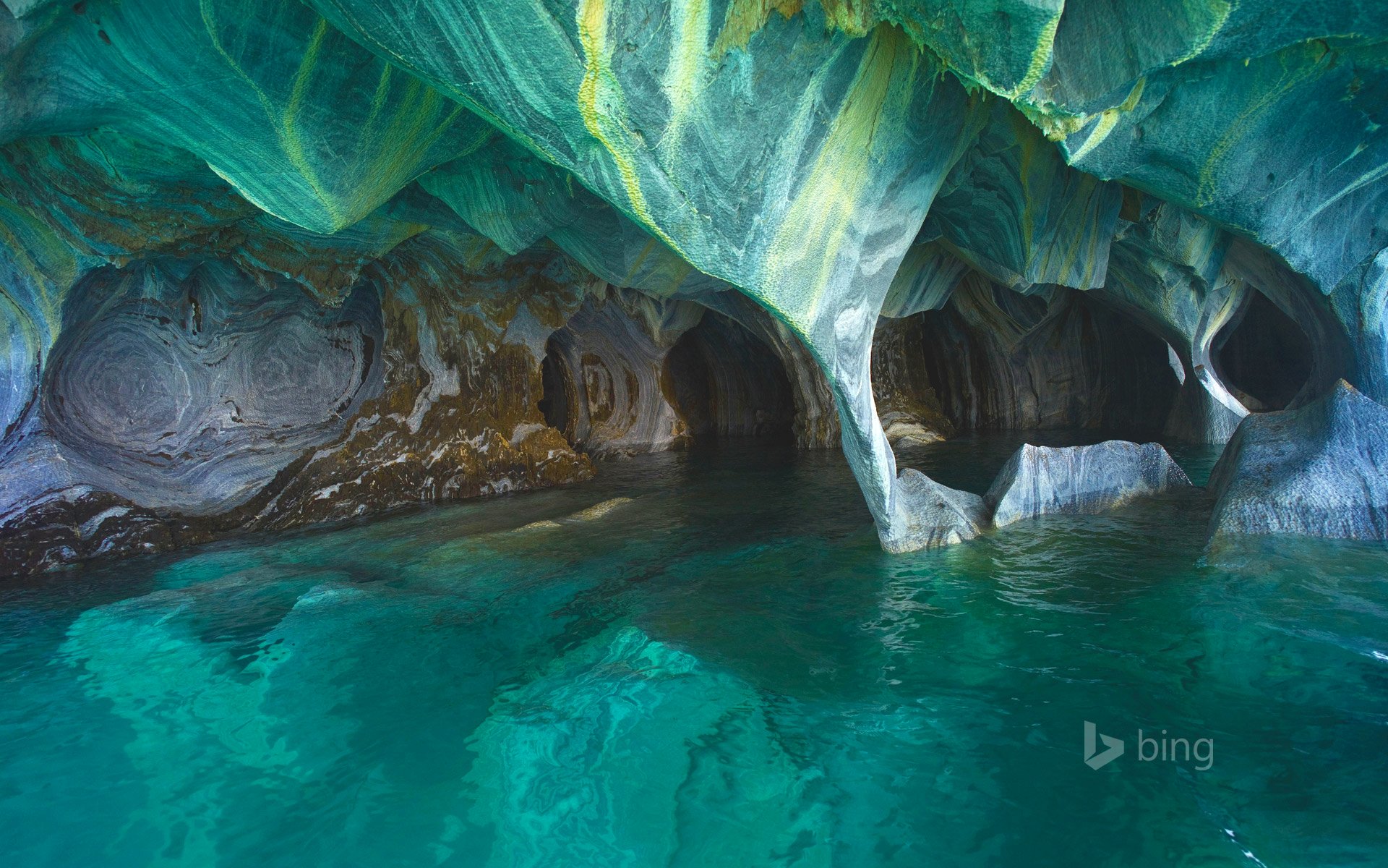 general carrera lake andes patagonia chile marble cave