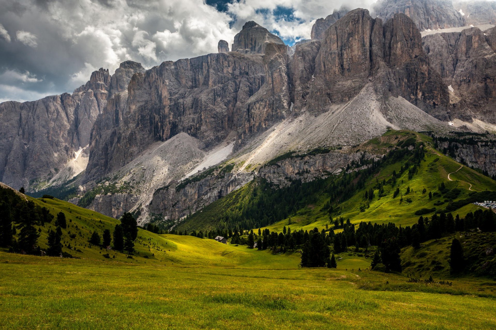 mountain nature forest