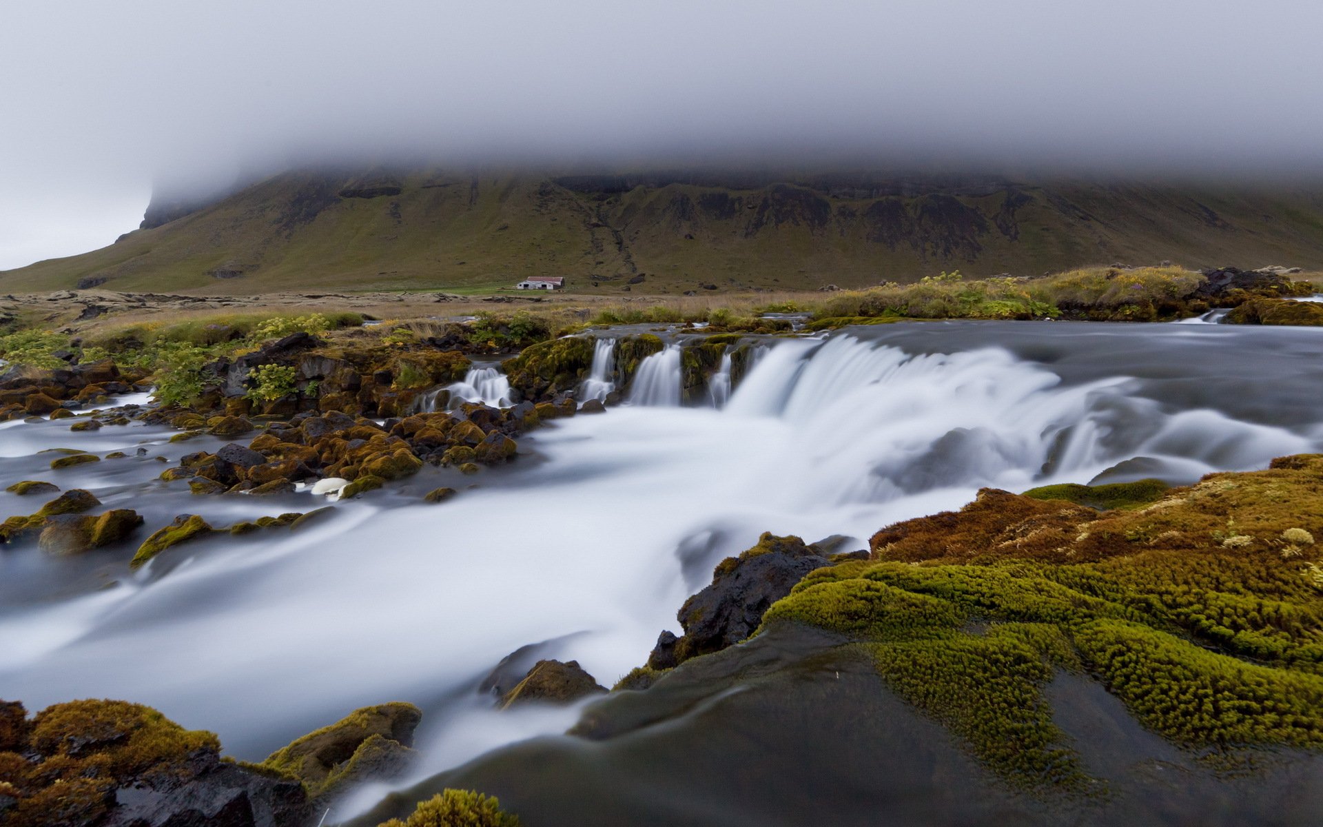 river fog nature