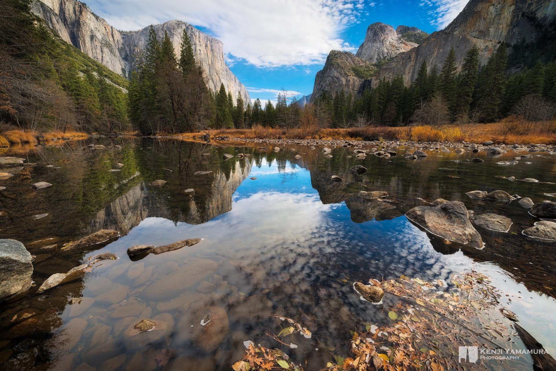 kenji yamamura fotograf park narodowy yosemite rzeka góry niebo