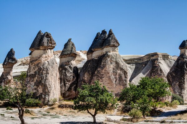 Niezwykłe skały w Kapadocji