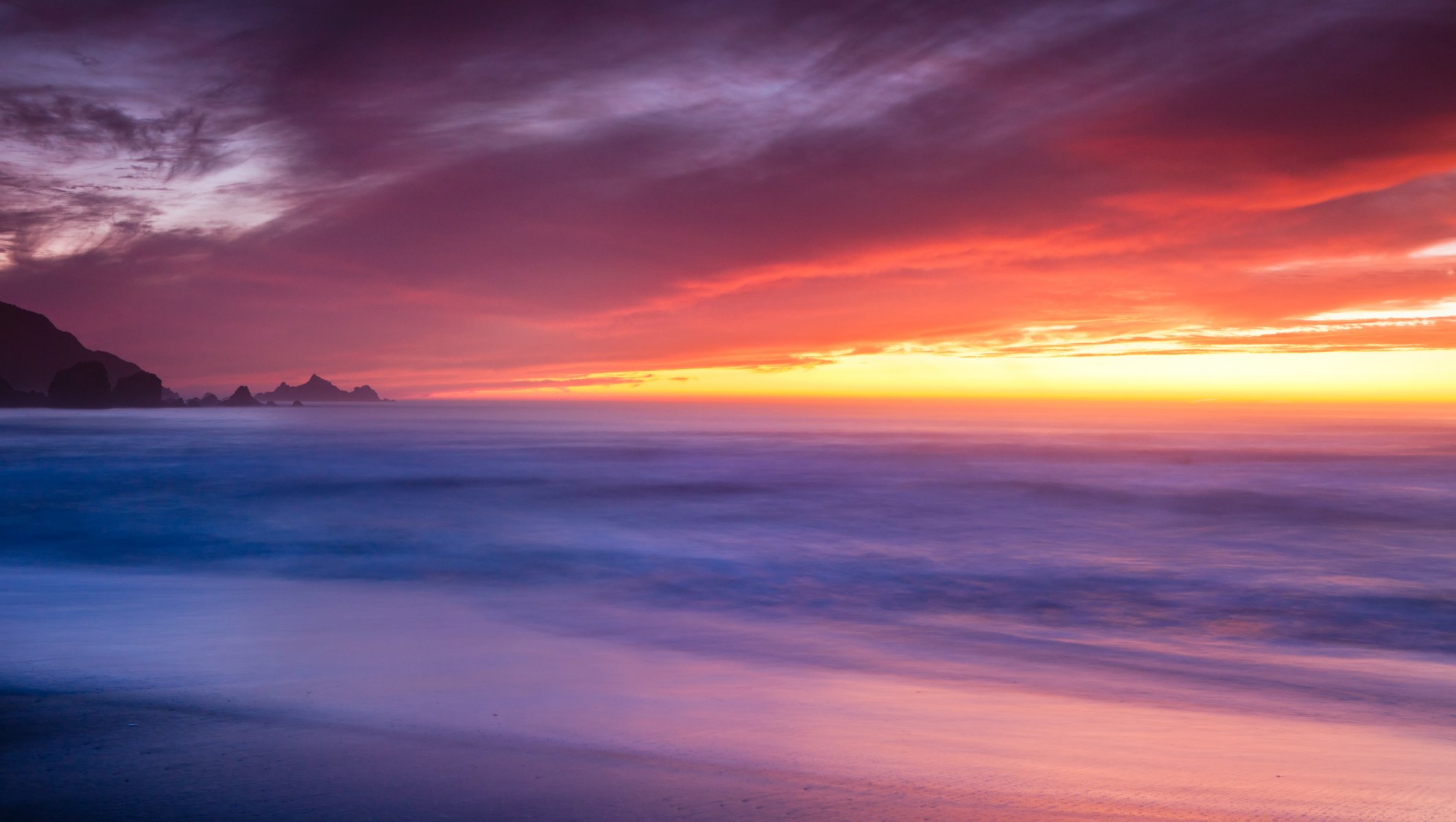 rockaway beach pacifica california usa spiaggia alba costa oceano