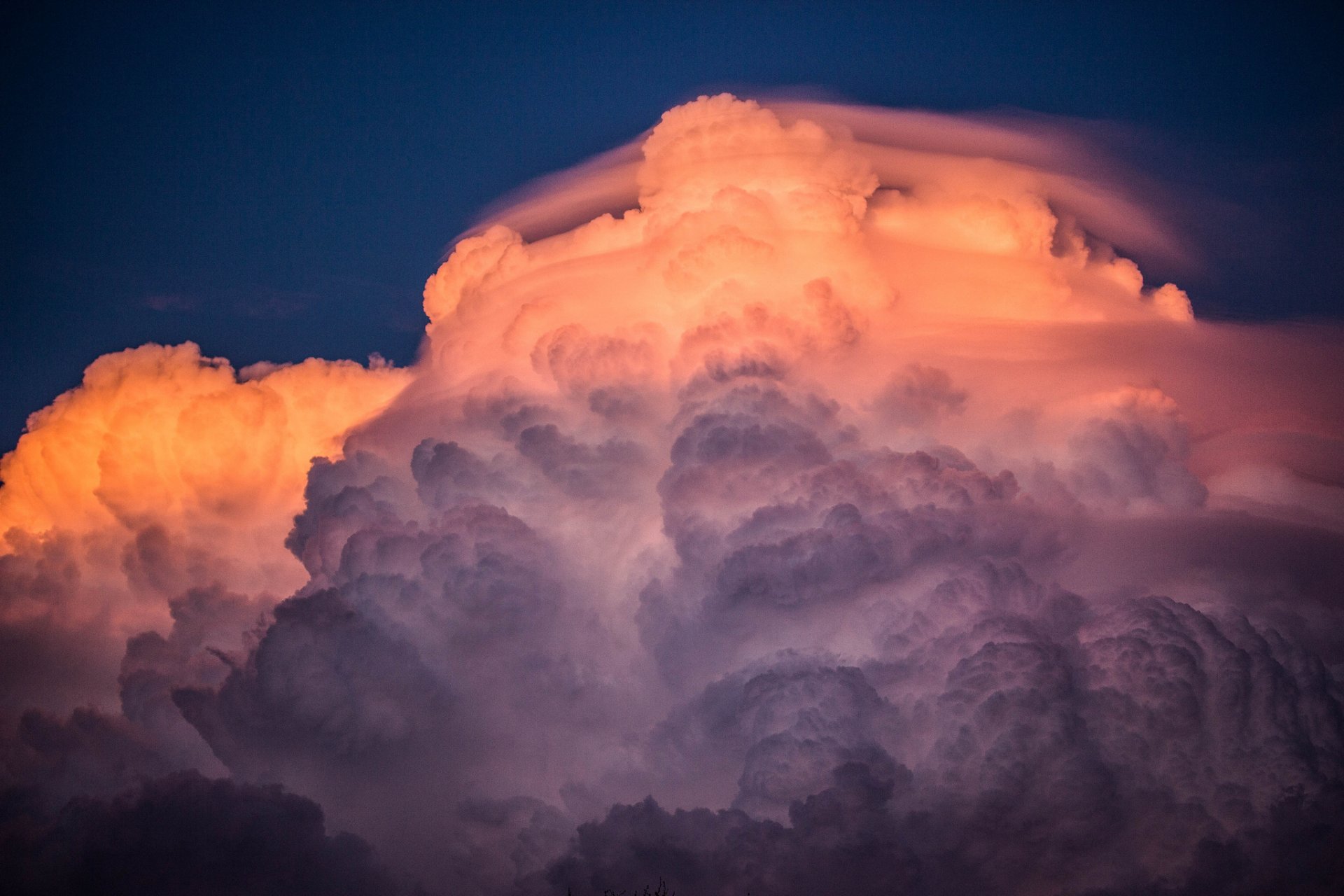 cielo nuvola nuvola tramonto vernice