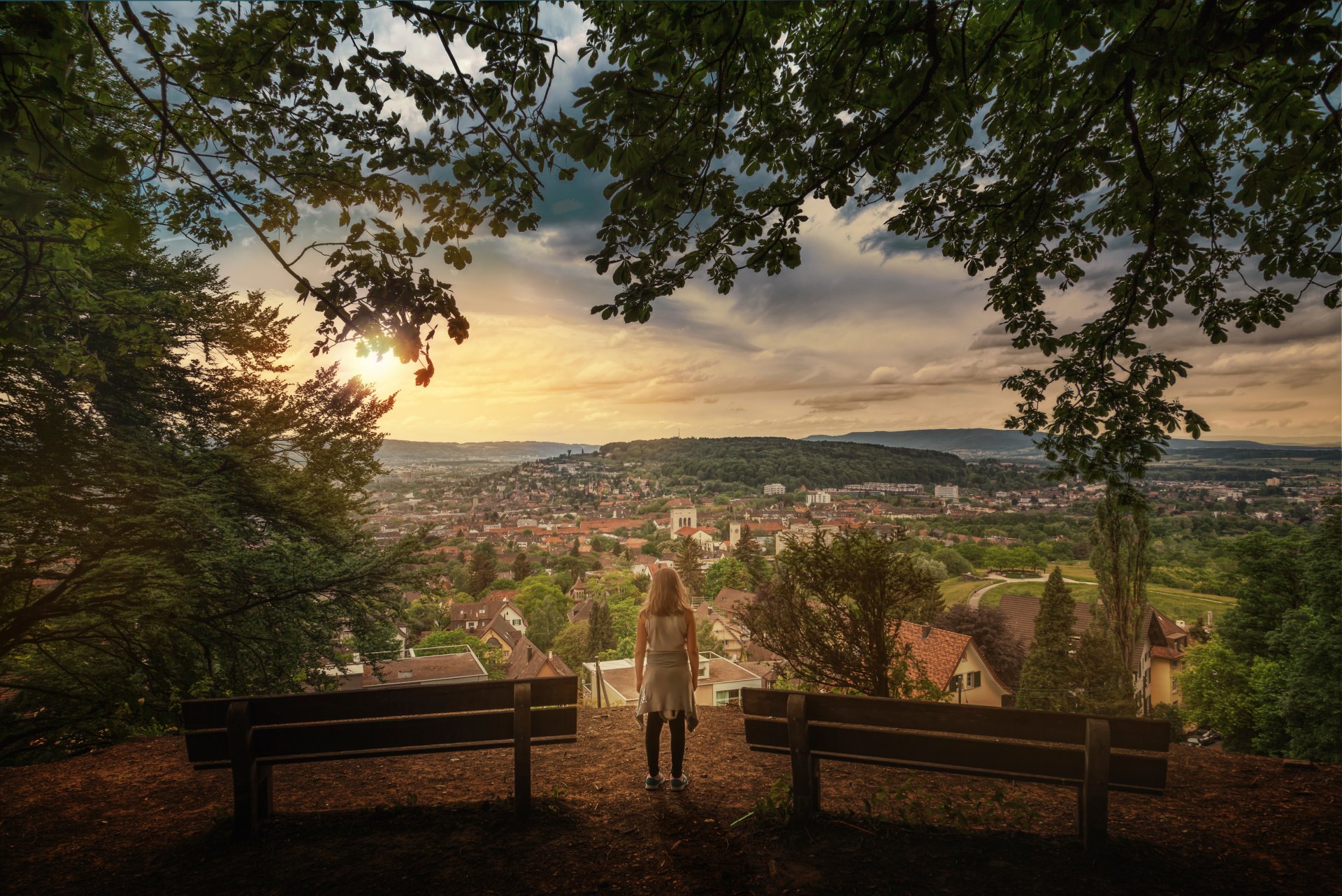 stadt gegenüberstellen stadt ansicht entfernung behandlung