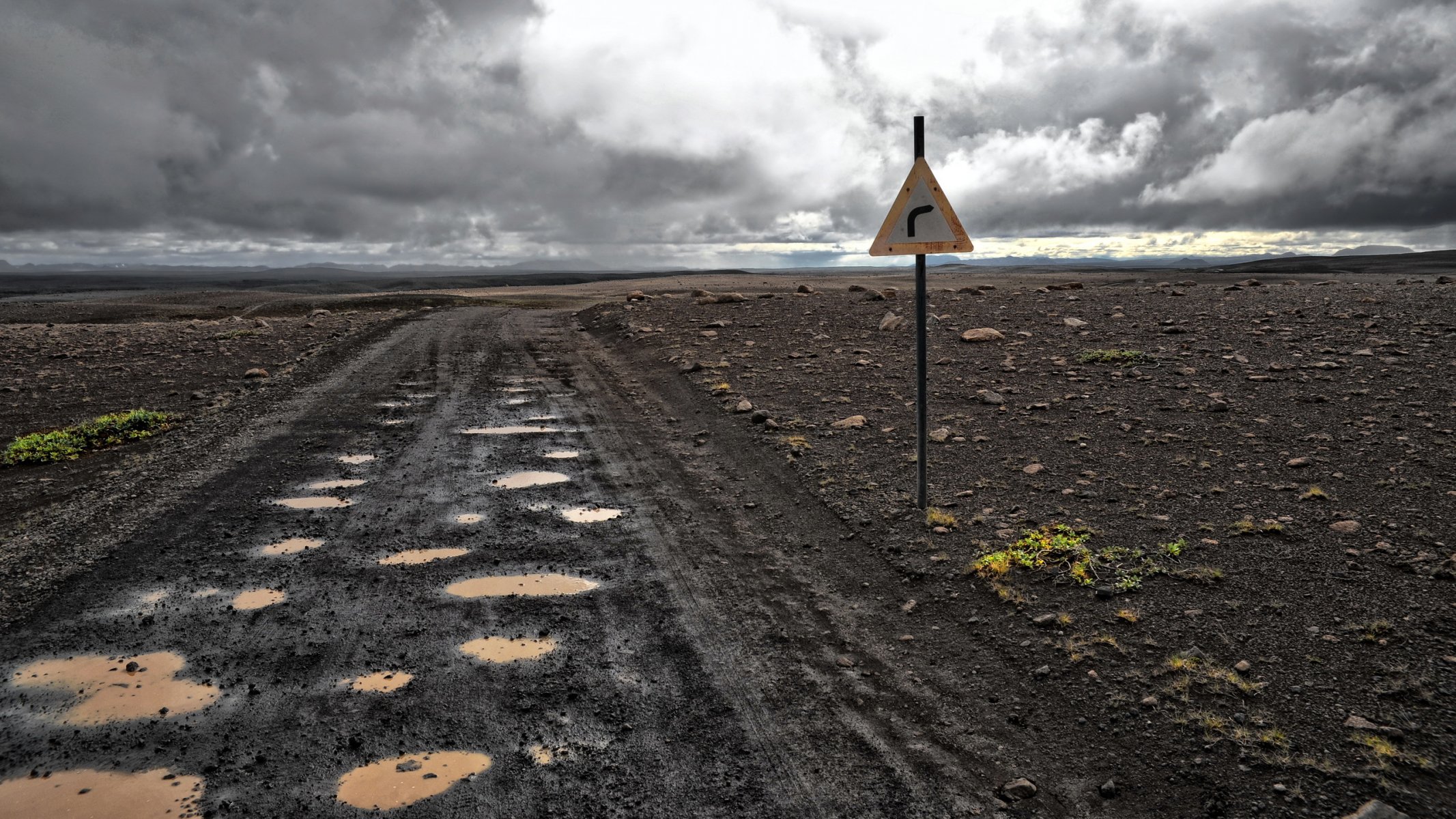 route signe paysage