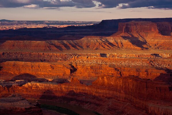 Natural mountains and rocks in the canyon