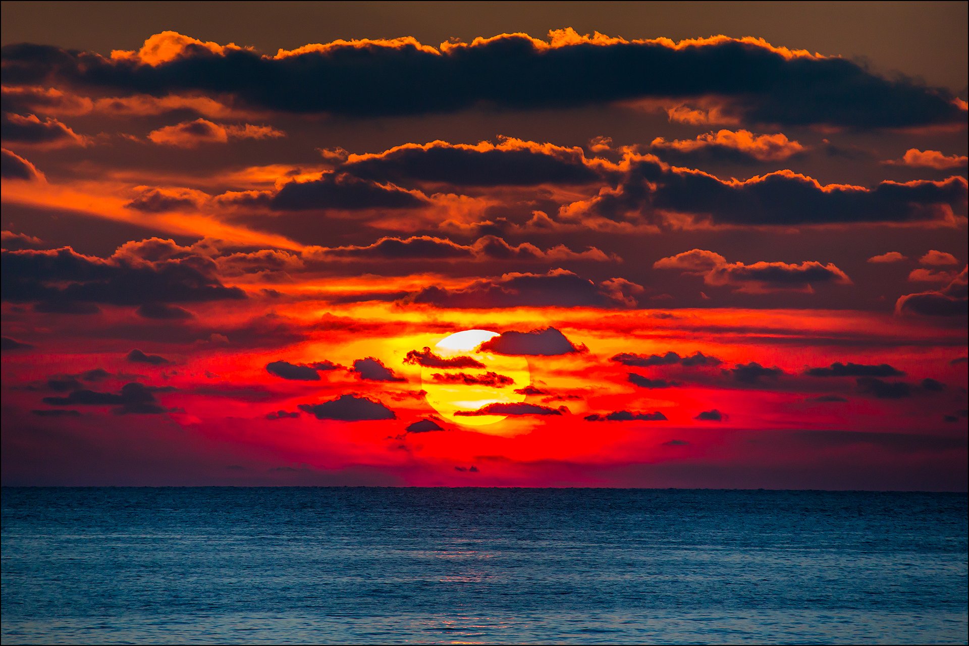 unset white orange red purple sun night offers hersonissos crimea russia sergey anashkevich