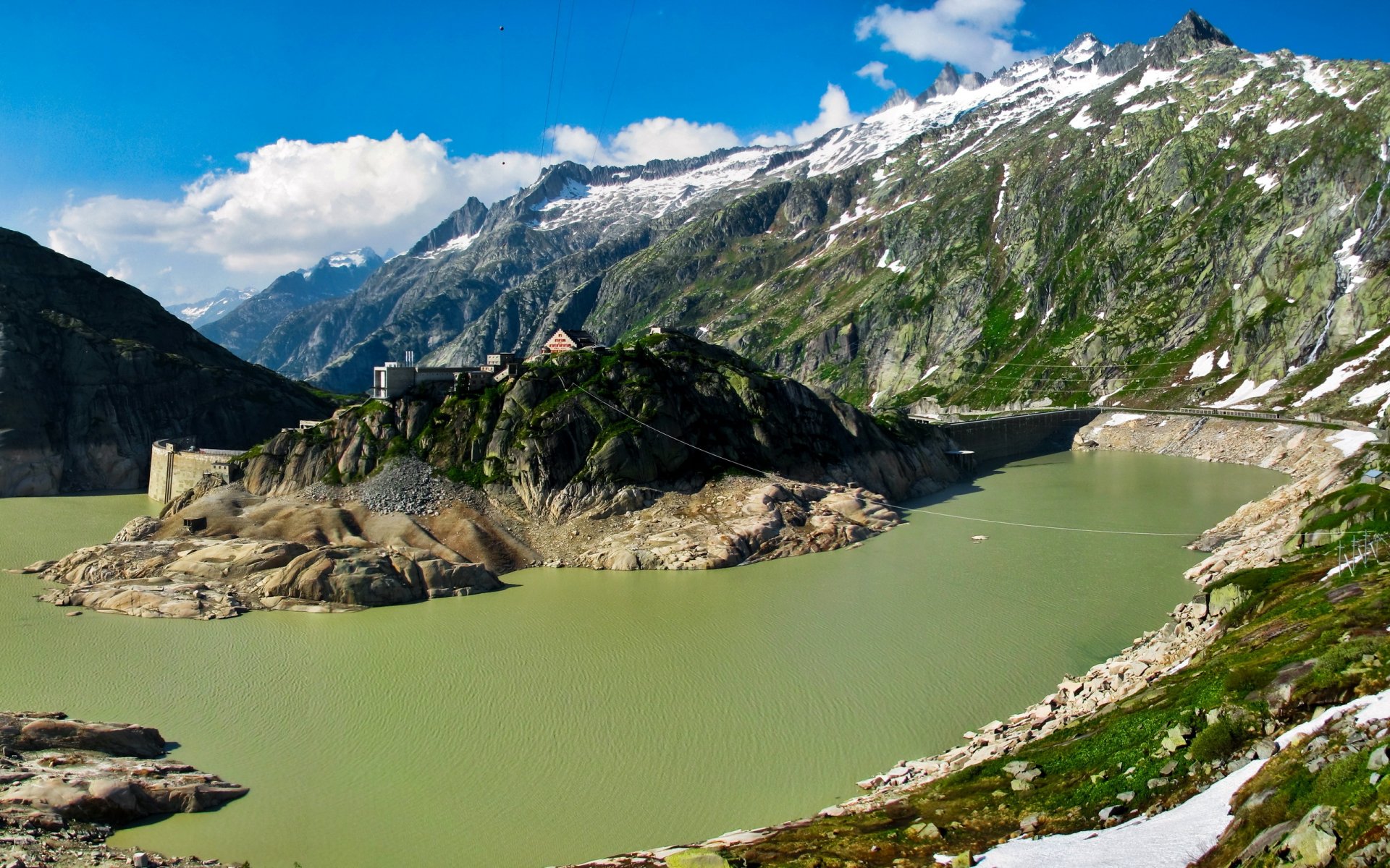 montañas suiza berna guttannen verano verde luz